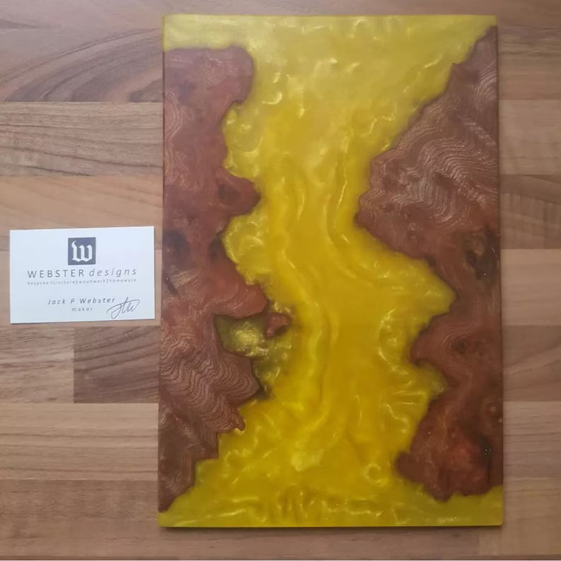 Handcrafted Resin & Wood Placemats & Coasters Custom Made To Order