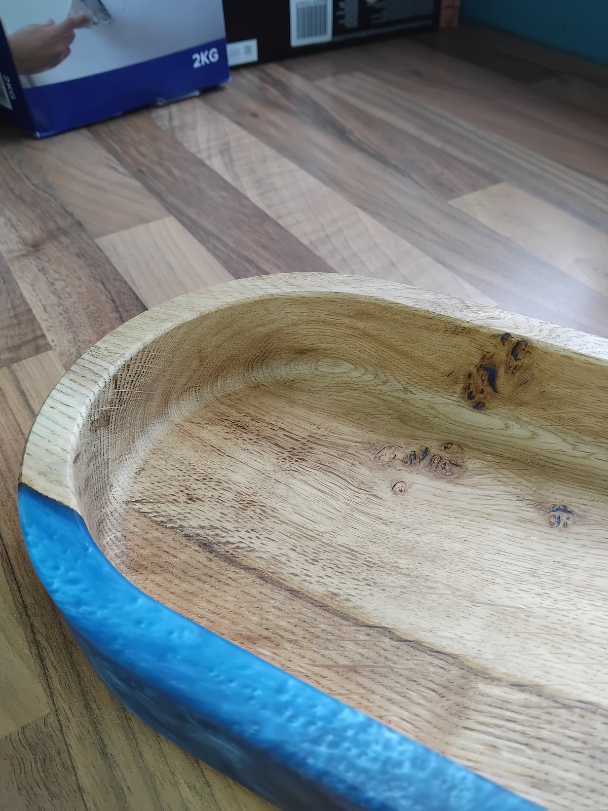 Wood & Resin Centrepiece Bowl