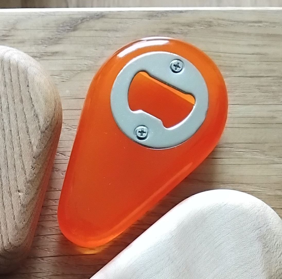 Teardrop Ergonomic Wooden Bottle Opener