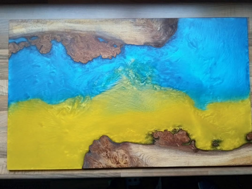 Custom Resin & Wood Centrepiece — Made to Order