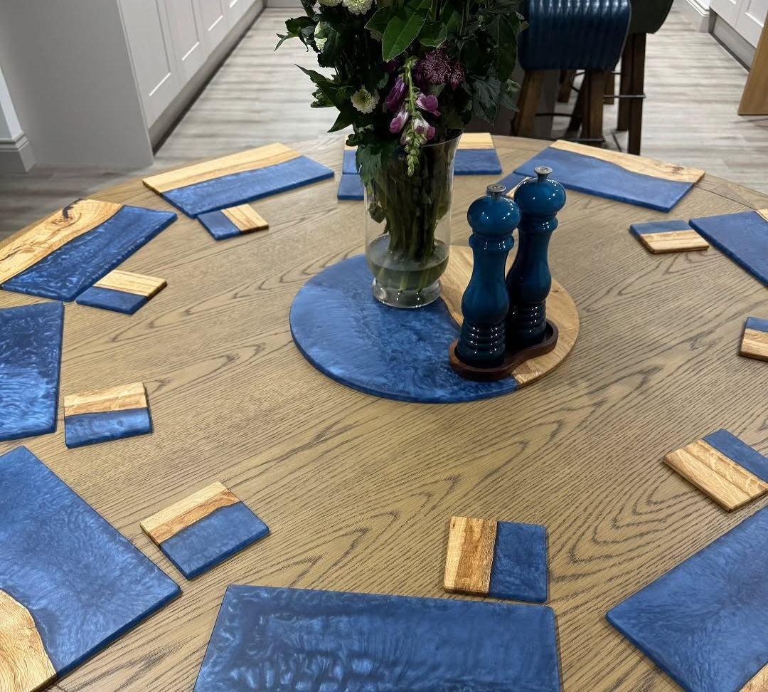 Custom Resin & Wood Centrepiece — Made to Order