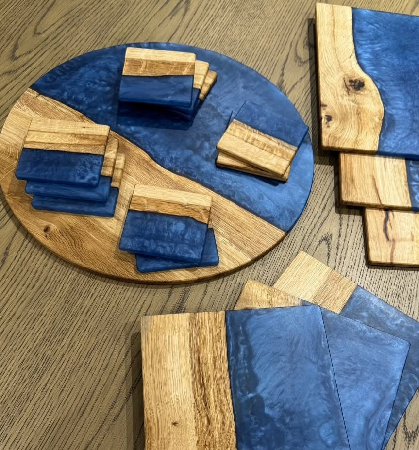 Custom Resin & Wood Centrepiece — Made to Order