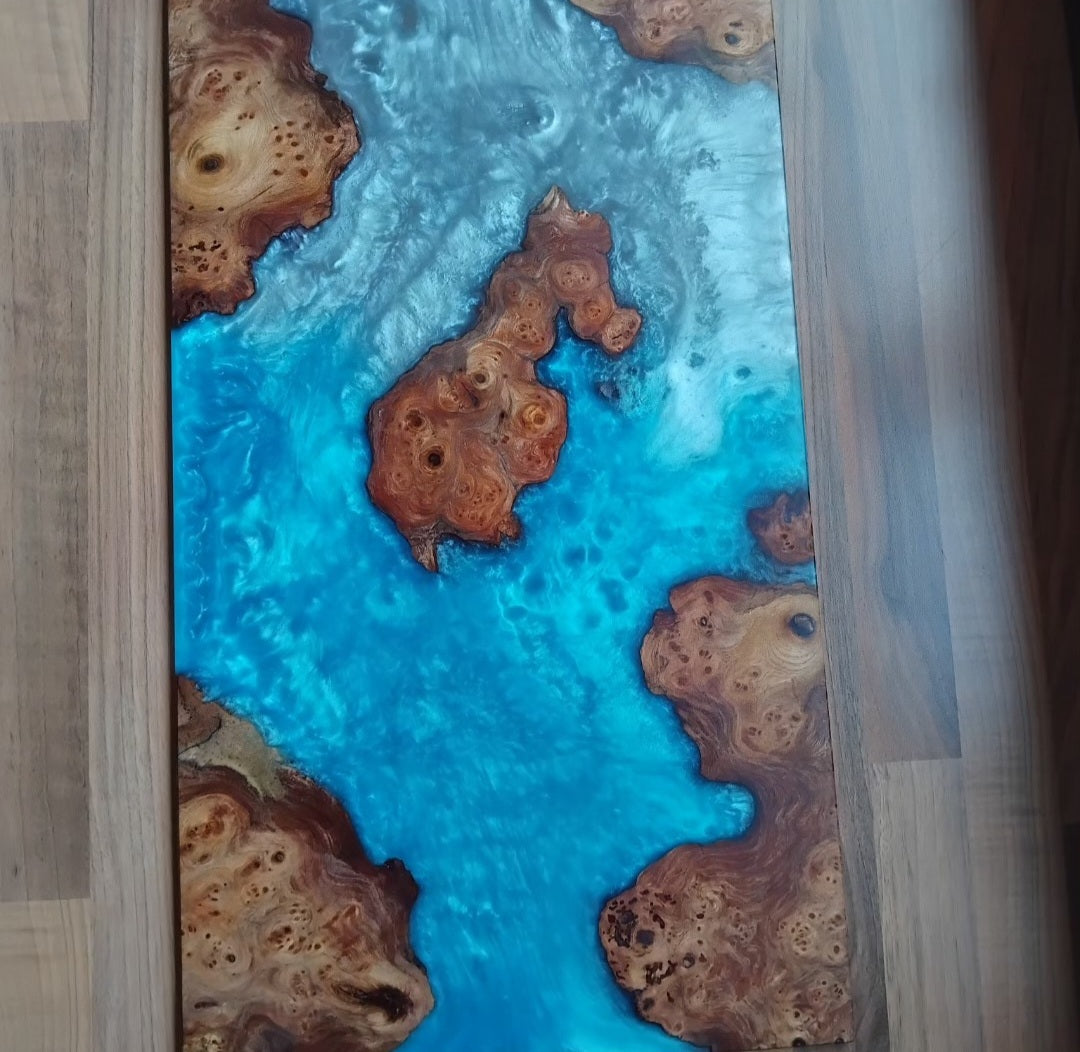 Custom Resin & Wood Centrepiece — Made to Order