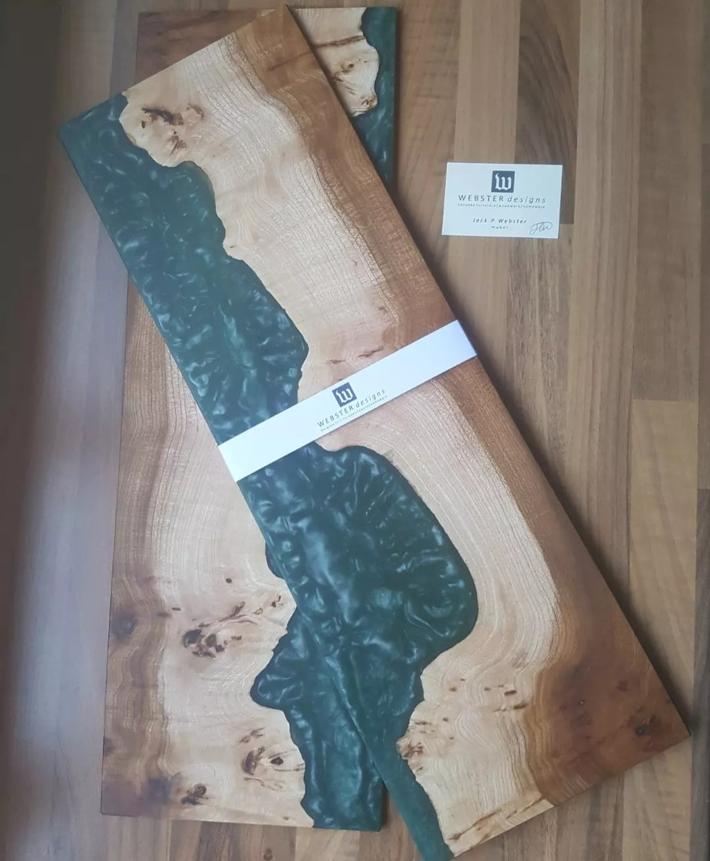 Custom Resin & Wood Centrepiece — Made to Order