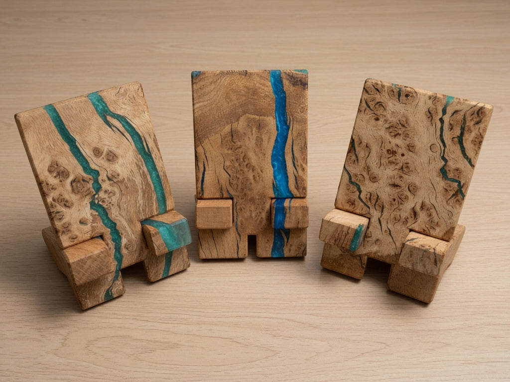 Scottish White Oak Phone & Tablet Stand
