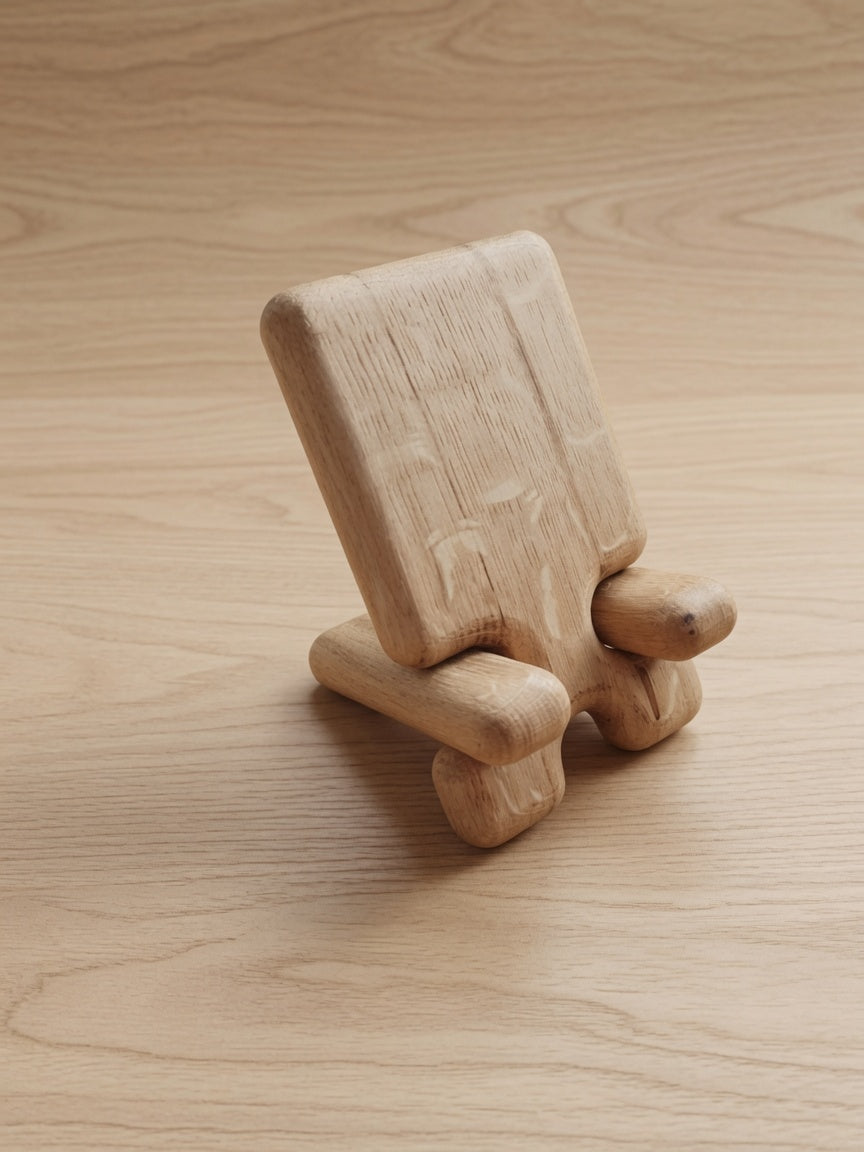 Scottish White Oak Phone & Tablet Stand